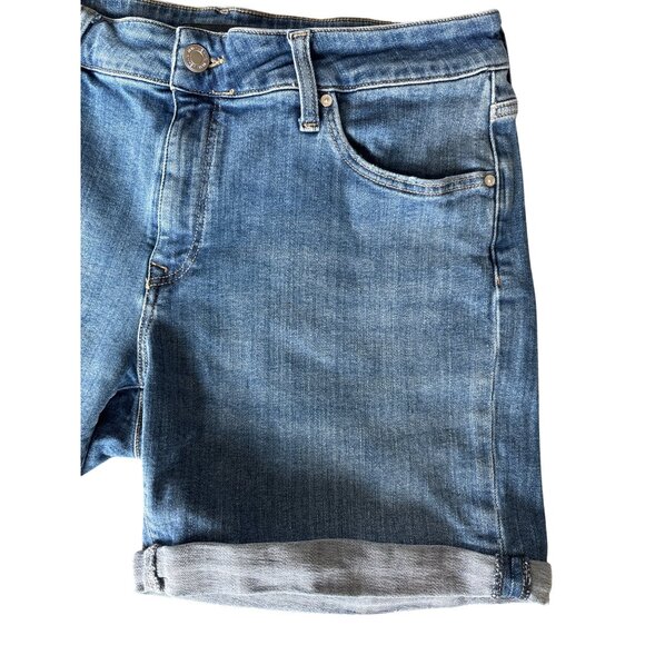 Mavi Womens‎ Pixie Denim Jean Shorts Stretch Cuffed Hem Size 30 Mid Wash - Picture 4 of 9